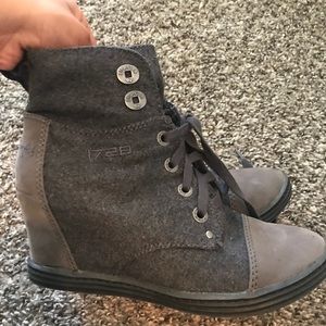 “Blowfish” Booties/Wedges